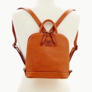 Dooney and Bourke Florentine leather small backpack.